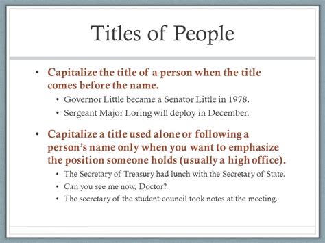 titlie|title of a person.